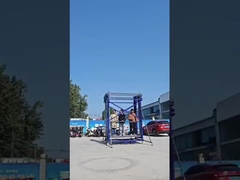 9m Guia Ferroviário Elevador de Cargas Industrial de Cargas Exteriores Elevador