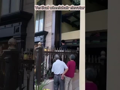 250 kg 4m Elevador de cadeira de rodas de plataforma exterior Elevador vertical residencial