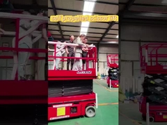 Auto-propulsão 12m 14m elevador de tesoura bateria elevador de tesoura 10m altura de trabalho