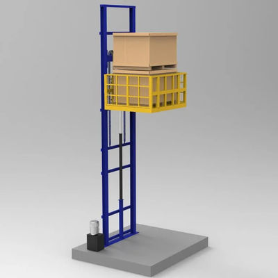 comprar Plataforma de elevação de carga hidráulica azul de 500 kg para interior e exterior online manufacture