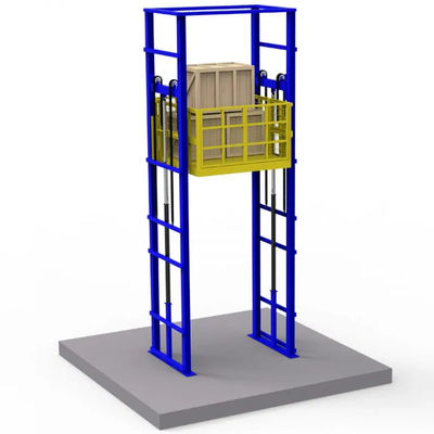 comprar 2000 kg-6000 kg Elevador de mercadorias de armazém vertical Elevador hidráulico de carga de quatro postes online manufacture