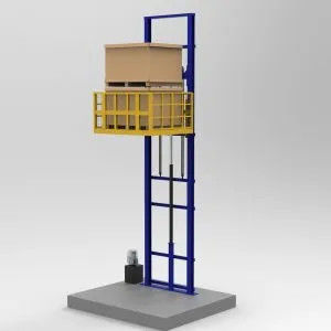 comprar 1000 kg Carga Elevador de carga hidráulico vertical 3m Elevador de mercadorias para armazém online manufacture