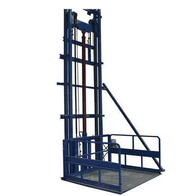 comprar Uso doméstico 6m Dois Post Cargo Elevador 1000KGs Pequenas mercadorias Elevador 3KW online manufacture