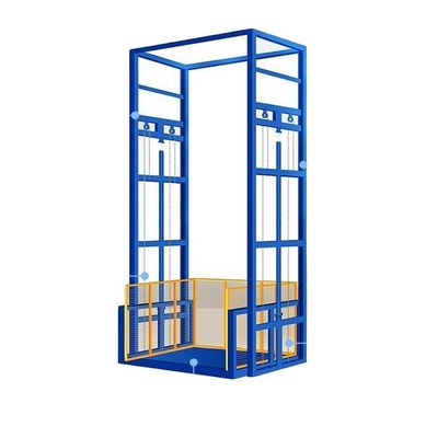 comprar 4 Post Easy Lift Cargo Lift Hydraulic Vertical Freight Lift Elevador online manufacture