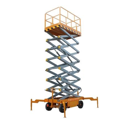 comprar 2T elevador móvel de tesoura 6 metros elevador de tesoura industrial plataforma de trabalho aéreo online manufacture