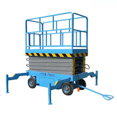 comprar Elevador de tesoura de 10 metros com bateria, plataforma de tesoura móvel hidráulica online manufacture