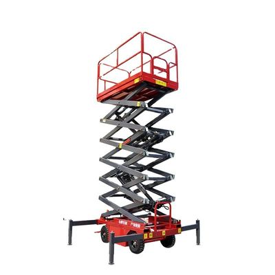 comprar 8m Elevador de tesoura Plataforma de elevação de tesoura hidráulica aérea 1000KGs online manufacture