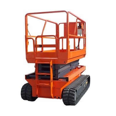 comprar 200 kg 4m-6m elevador de tesoura de rastreador plataforma de elevação hidráulica autopropulsada online manufacture