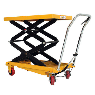 comprar Carrinho de elevação hidráulico 300 kg 800 kg Carrinho de elevação hidráulico de tesoura online manufacture