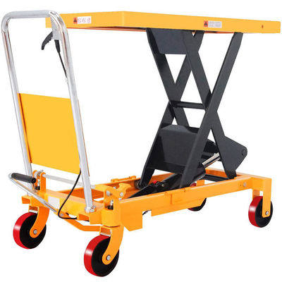 comprar Elevador de plataforma hidráulica manual de 1,3 m de altura Elevador de carrinho 500 kg online manufacture
