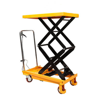 comprar Transporte 1.5m Carrinho de mesa de elevação de tesoura 350kgs Mesa de elevação de tesoura dupla online manufacture