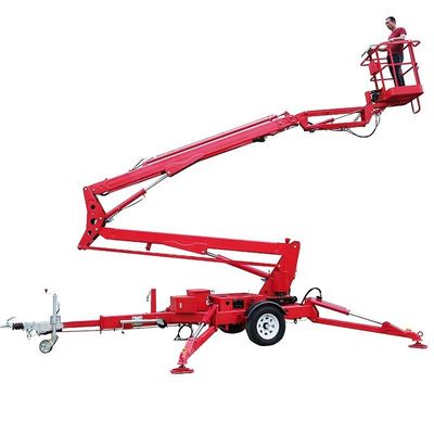 comprar Carregamento 200 kg Reboque Articulador Boom Lift 12m Reboque Montado Cherry Picker online manufacture