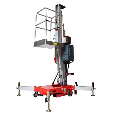 comprar Elevador de plataforma aérea hidráulica 9m 150kg Elevador de mastro único para exposição de fábrica online manufacture