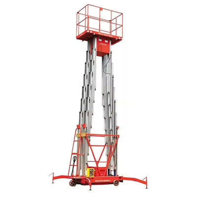comprar Plataformas de trabalho aéreas de liga de alumínio de mastro vertical de 10 m online manufacture