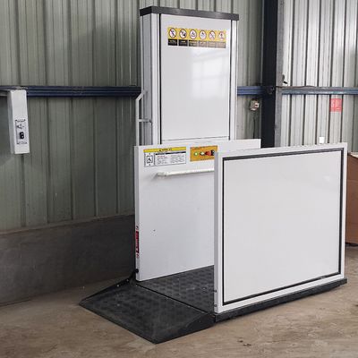 comprar 5.5m 6.5m elevador comercial de cadeira de rodas para o exterior elevador vertical para deficientes online manufacture