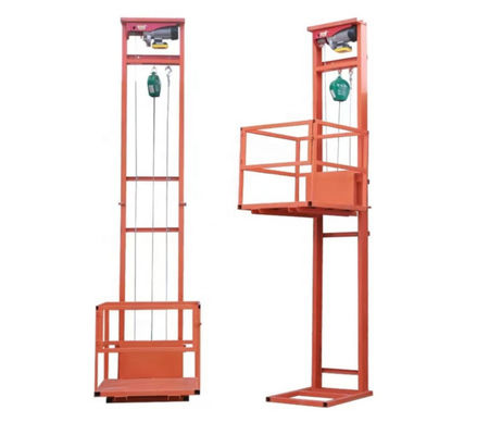 comprar 3m-10m 500kg Elevador de carga residencial Elevador hidráulico de mercadorias verticais online manufacture