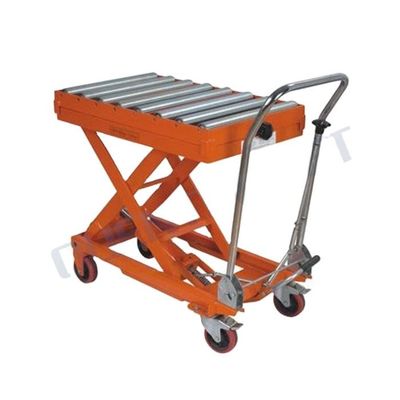 comprar 350 kg Carrinho de tesoura de mão Plataforma de elevação Carrinho hidráulico 500 kg online manufacture
