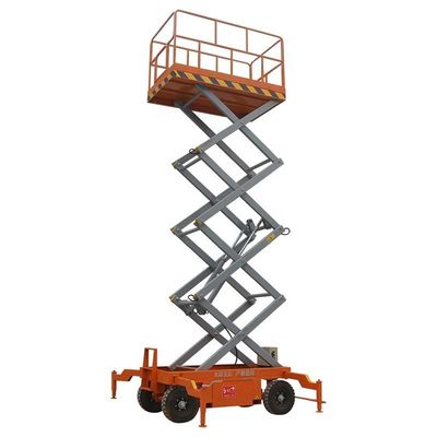 comprar Altura de elevação 7m Elevador móvel de tesoura Elevador móvel de homem hidráulico online manufacture