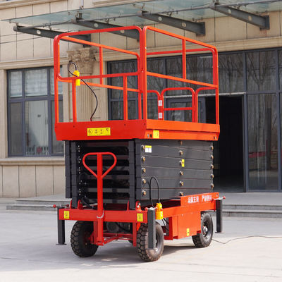 comprar 2 m a 4 m Mini elevador de tesoura móvel 300 kg elevador de plataforma hidráulica portátil online manufacture