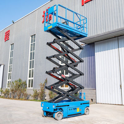 comprar 10m 320kg plataforma de elevação autopropulsada eletrônica movível elevador de tesoura online manufacture