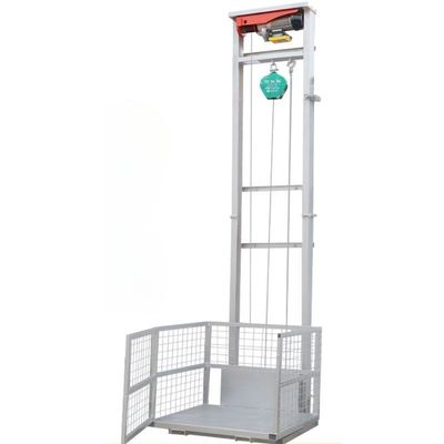 comprar Elevador de carga elétrico hidráulico de 4 m pequena plataforma de elevação para armazém online manufacture