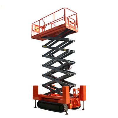 comprar 8m 10m Crawler Auto-propulsão de tesoura Elevadores de trabalho aéreo Tesoura Tipo elevador hidráulico online manufacture