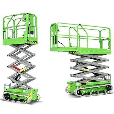 comprar 8m 10m 12m Elevador elétrico de trilho plataforma de elevação de tesoura móvel hidráulica para exterior online manufacture