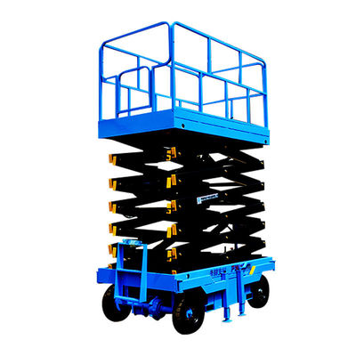 comprar 4 -10m 500kg Plataforma móvel de elevação de tesoura Tabelas de elevação de tesoura elétrica online manufacture