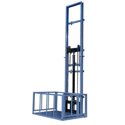 comprar Elevador de carga hidráulico de 10 m 500 kg plataforma de elevação de trilho único online manufacture