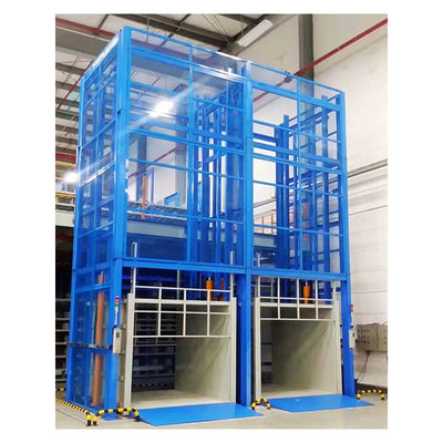 comprar Elevador de carga totalmente fechado 3m 5m 7m 9m Elevador hidráulico de carga para armazém online manufacture