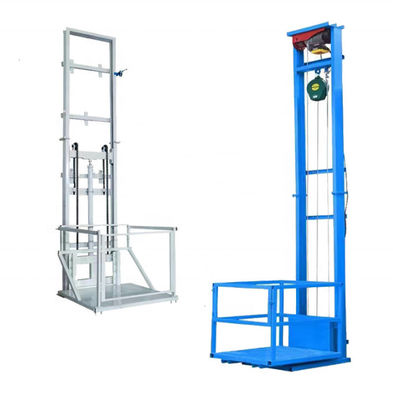 comprar Elevador de carga de 1 tonelada de 9 m montado na parede vertical online manufacture