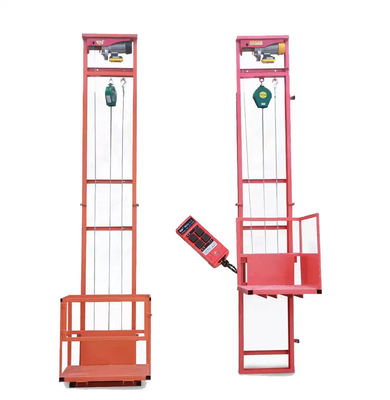comprar 500 kg 1000 kg Elevador de carga de armazém Elevador de carga elétrico vertical online manufacture