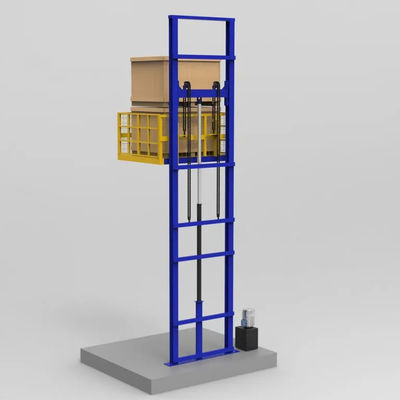 comprar Elevador de carga de carga pesada 1 tonelada 3 - 10m Elevador hidráulico de trilho único online manufacture