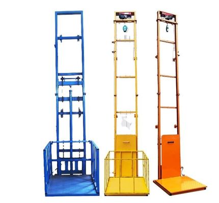 comprar Elevador elétrico de carga de pequena dimensão 9 m 1 tonelada Elevador hidráulico de mercadorias online manufacture