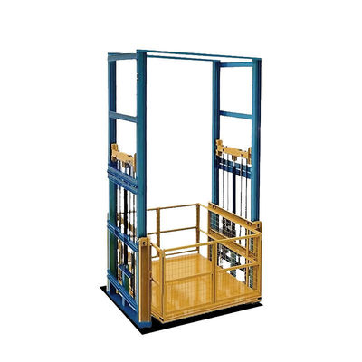 comprar 5000 kg Elevador hidráulico para pequenas cargas Industrial de duplo guia Elevador ferroviário de mercadorias online manufacture