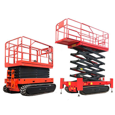 comprar 6 - 10m Roda de cravagem hidráulica de tesoura de elevação 450kg Plataforma de trabalho móvel de elevação online manufacture