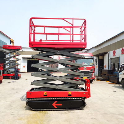 comprar 200 kg 4m 6m elevador de tesoura de trilho plataforma de elevação autopropulsada online manufacture