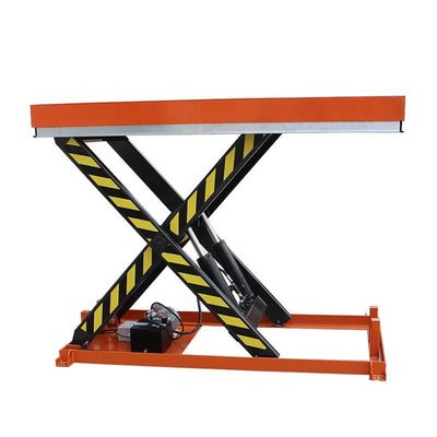 comprar 1T 2T 4T Tabela de elevação hidráulica estacionária de tesoura Plataforma de elevação elétrica fixa online manufacture
