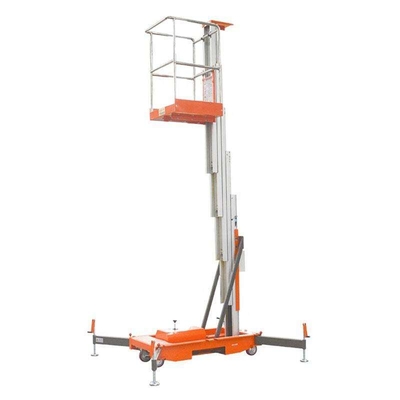 comprar 200 kg 12 m 14 m Plataforma de trabalho móvel de elevação vertical de mastro único online manufacture
