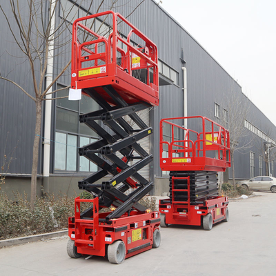 comprar Plataforma Elevatória Hidráulica Tipo Tesoura Autopropelida Elétrica 6 - 8m 230kg online manufacture