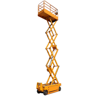 comprar Plataforma Elevatória Hidráulica Móvel Autopropelida Tipo Tesoura de 320kg 12m online manufacture