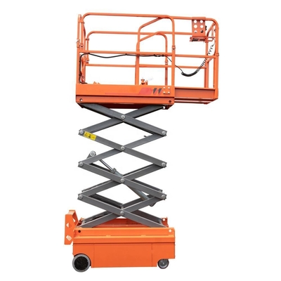 comprar Plataforma Elevatória Tesoura Autopropelida Elétrica 6m Altura de Trabalho 230KG Capacidade online manufacture