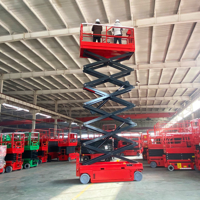 comprar Elevador de tesoura elétrico de 16 m de propulsão automática Capacidade 230 kg Fabricação em linha