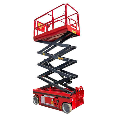 comprar 8m 10m 12m Hydraulic Mobile Scissor Lift Platform With 450kg Load Capacity Fabricação em linha