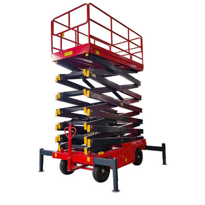 1.8m a 18m elevador de tesoura móvel 500kg elevador de tesoura elétrica portátil