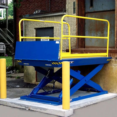 2000 kg Elevador hidráulico Doca de carregamento Estacionário Elevador hidráulico de tesoura