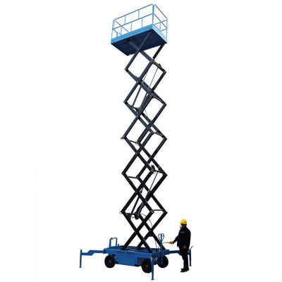 Trabalho aéreo 14m elevador de tesoura 1000KG 50 Ft elevador de tesoura para fábrica