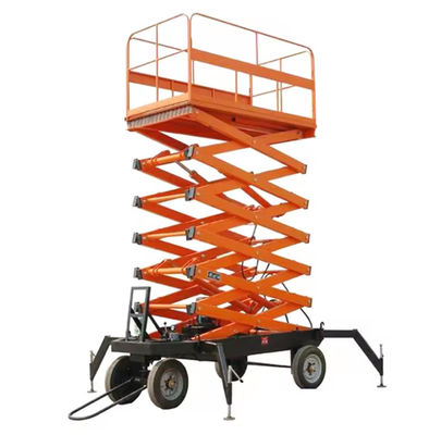 Elevador de tesoura elétrico Elevador de plataforma hidráulica Elevador de tesoura 1000 kg 6m