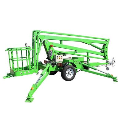 14m de altura removível Cherry Picker articulado Trailer balde de elevação braço dobrável