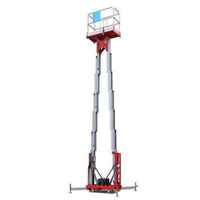 14m 200kg Plataformas de trabalho aéreas Liga de alumínio